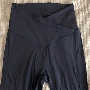 Aerie Navy Crossover Leggings